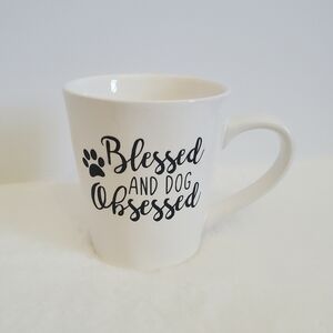 𝅺DEI Blessed and Dog Obsessed Coffee Cup Mug 12 Oz